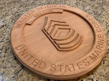 Load image into Gallery viewer, 3D Carved Round Military plaque